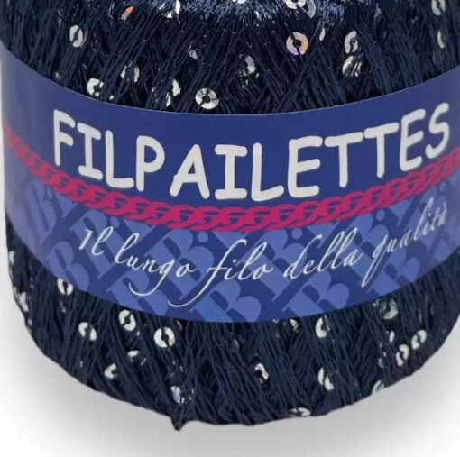 Filpailettes 10 tumesinine - Image 2