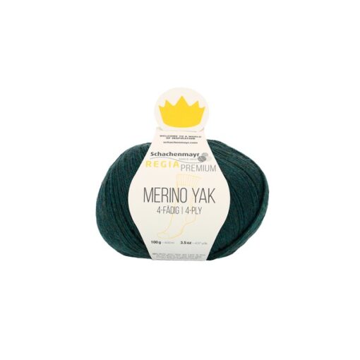 PREMIUM Merino Yak 07514 | teal meliert - Image 2