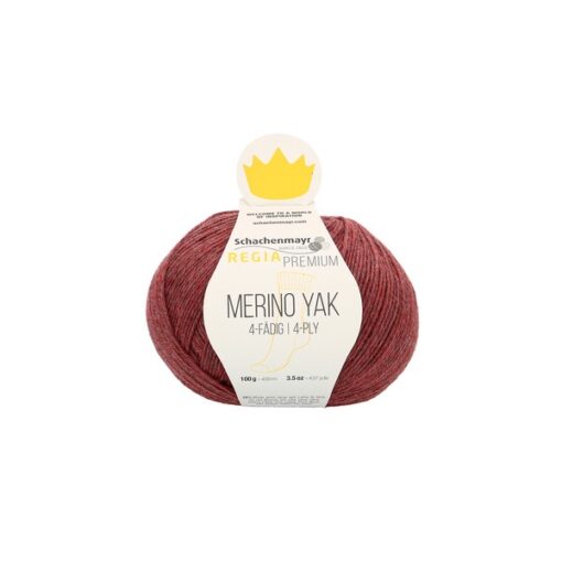 PREMIUM Merino Yak 07508 | pflaume meliert - Image 2