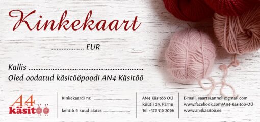 10 kinkekaart