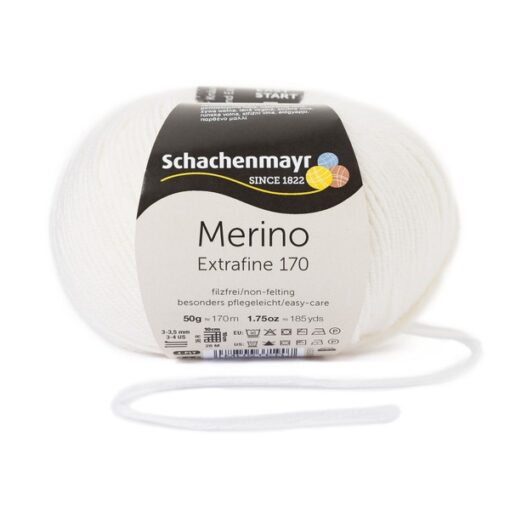 Merino Extrafine 170  00001 | weiss - Image 2
