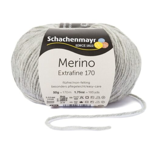 Merino Extrafine 170 00090 | hellgrau meliert - Image 2