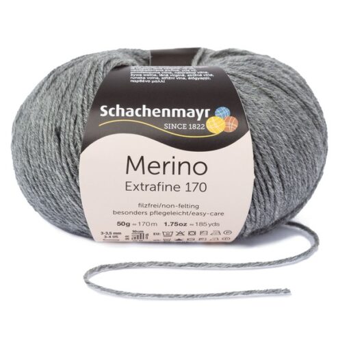 Merino Extrafine 170  00092 | mittelgrau meliert - Image 2