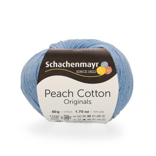 Peach Cotton 00156 | Sky Blue - Image 2