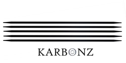 Knit Pro süsinikkiust sukavardad Karbonz 20 cm, nr 1,0