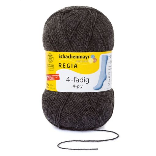 REGIA 4-ply 100g 00522 | anthrazit meliert