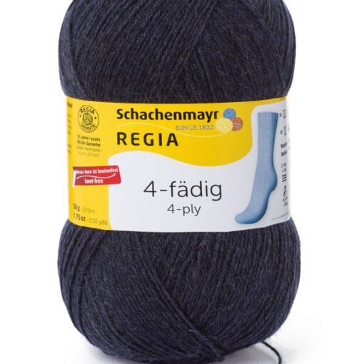 REGIA 4-ply 100g 01849 | dark indigo meliert - Image 2