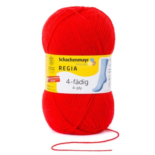 REGIA 4-ply 100g 02054 | hochrot - Image 2