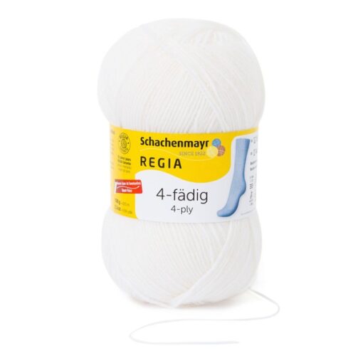 REGIA 4-ply 100g 02080 | superweiss