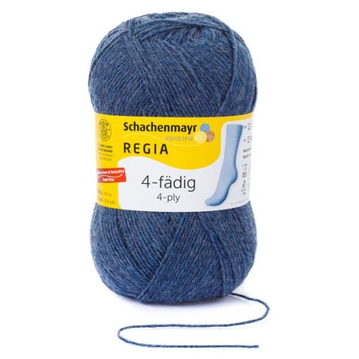 REGIA 4-ply 100g 02137 | jeans meliert