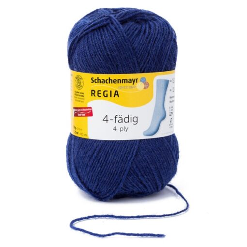 REGIA 4-ply Uni 50g 02740 | indigo - Image 2