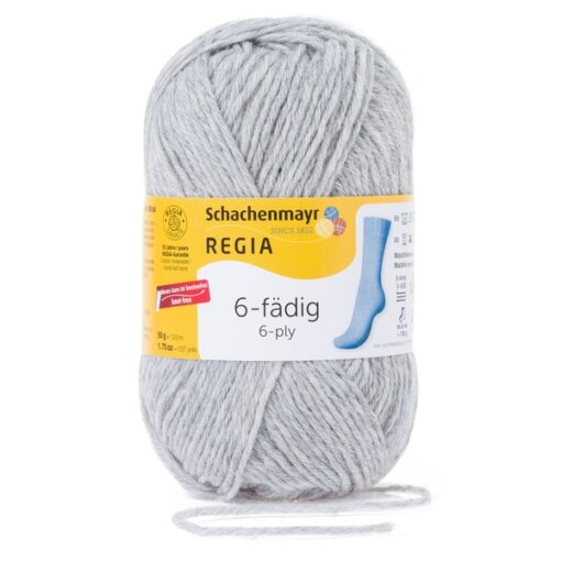 REGIA 6-ply 50g 01991 | light grey streaked - Image 2