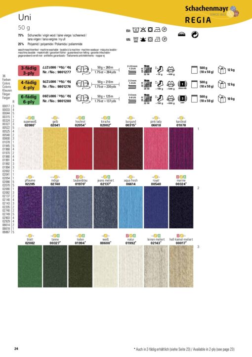 REGIA 6-ply 50g 06867 | himbeere - Image 3
