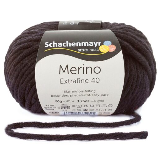 Merino Extrafine 40 00399 | schwarz (tootmine lõpetatud) - Image 2
