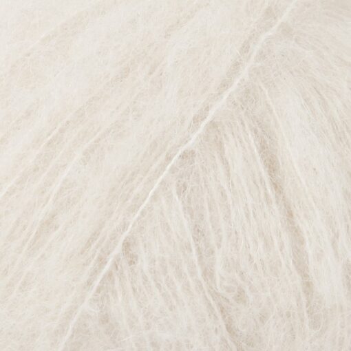 Brushed Alpaca Silk 01 naturaalvalge uni colour