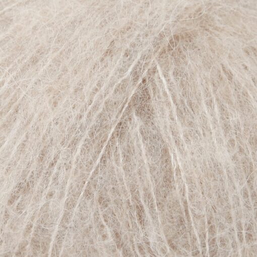 Brushed Alpaca Silk 04 helebeež uni colour
