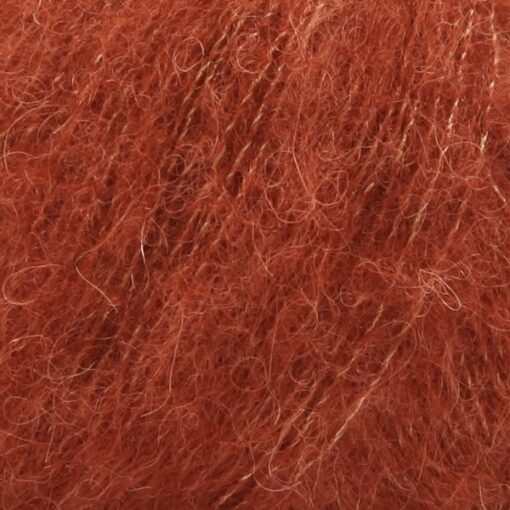 Brushed Alpaca Silk 24 rooste uni colour