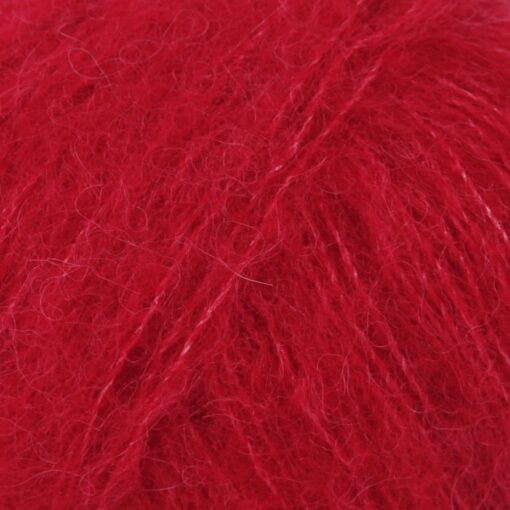 Brushed Alpaca Silk 07 punane uni colour
