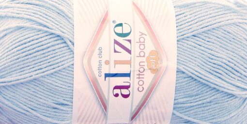 Cotton Baby Soft 480 Hallikas helesinine