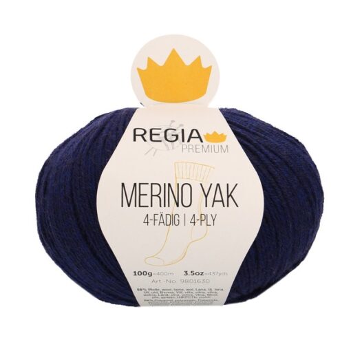 PREMIUM Merino Yak 07520 | Königsblau Meliert - Image 2