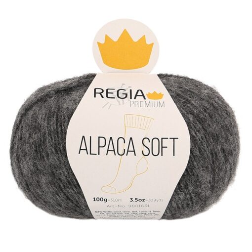 PREMIUM Alpaca Soft 00095 | anthrazit meliert - Image 2