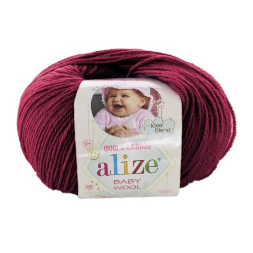 Baby Wool 390 (Tume fuksia)