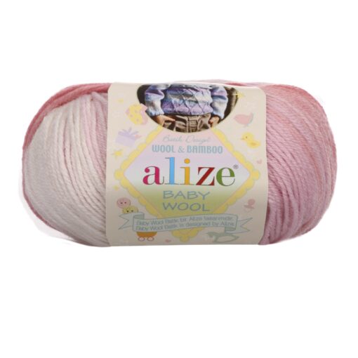 Baby Wool Batik 3565 (Roosad toonid)