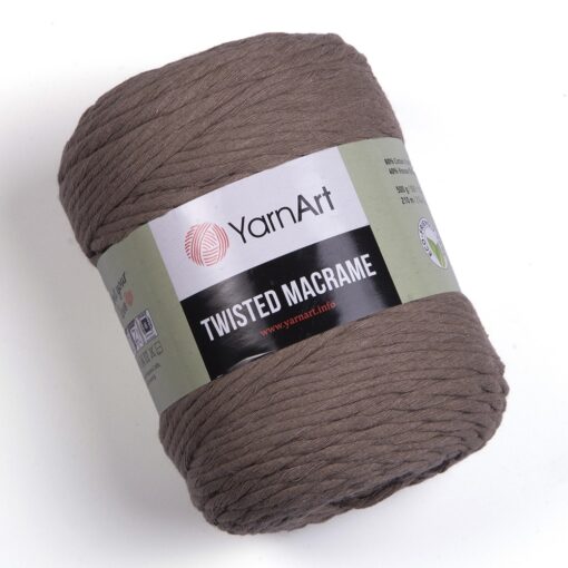Twisted Macrame 768 hallikaspruun