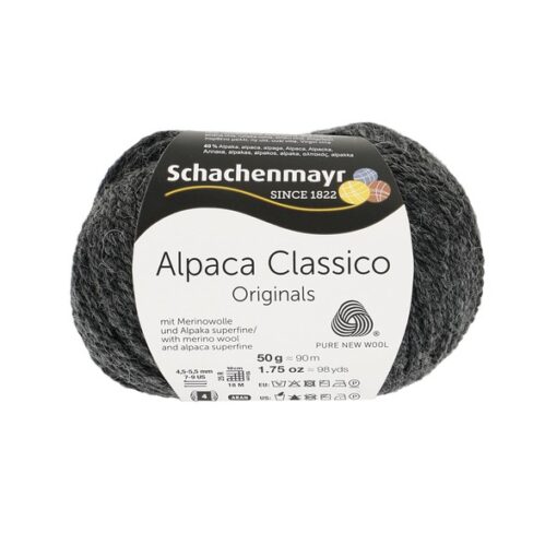 Alpaca Classico 00098 | anthrazit mélange - Image 2