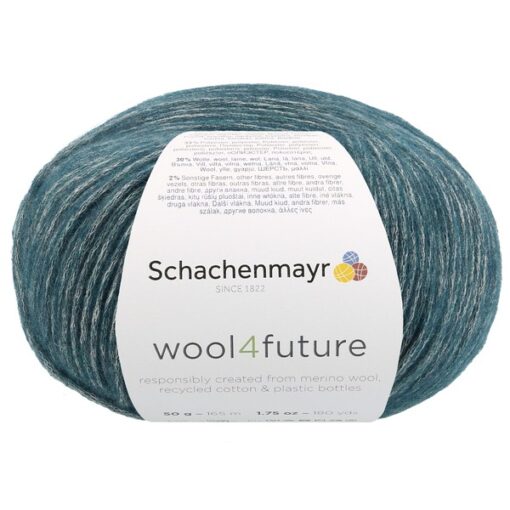 Wool4future 00065 | Teal - Image 2
