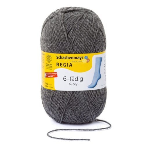 REGIA 6-ply 150g 00044 | mittelgrau meliert - Image 2