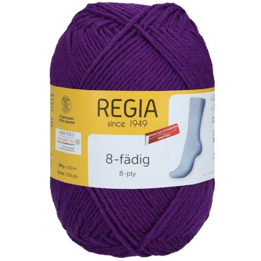 REGIA 8-ply Uni 01050| lilla - Image 3
