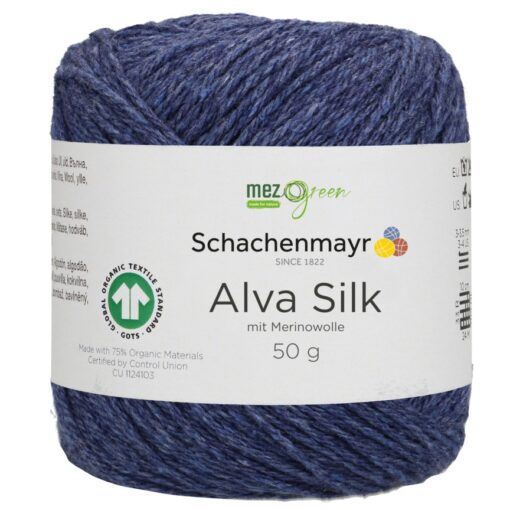 Alva Silk 50 indigo - Image 2