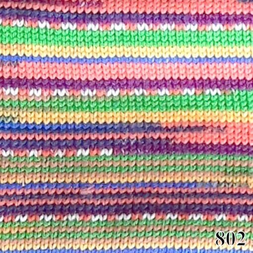 Jacquard Wool 802 lillad, kollased vanaroosad toonid