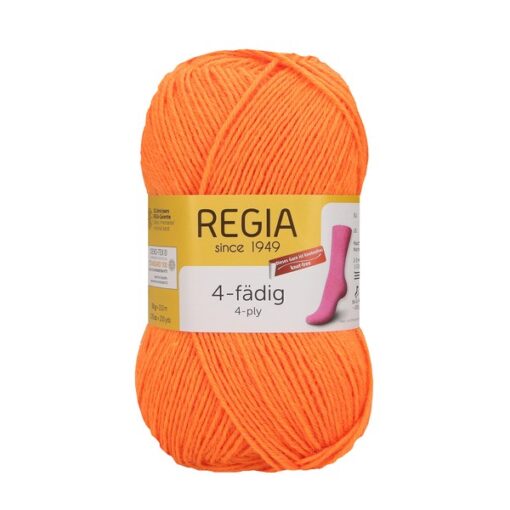 REGIA 4-ply 50g 02092 neoonoranž - Image 2