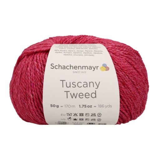 Tuscany Tweed 00039 fuksiaroosa - Image 2