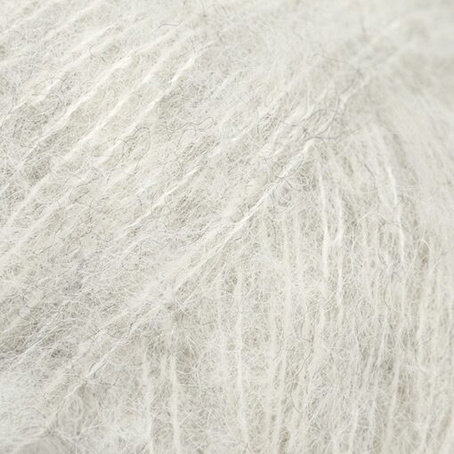 Brushed Alpaca Silk 35 pärlihall uni colour