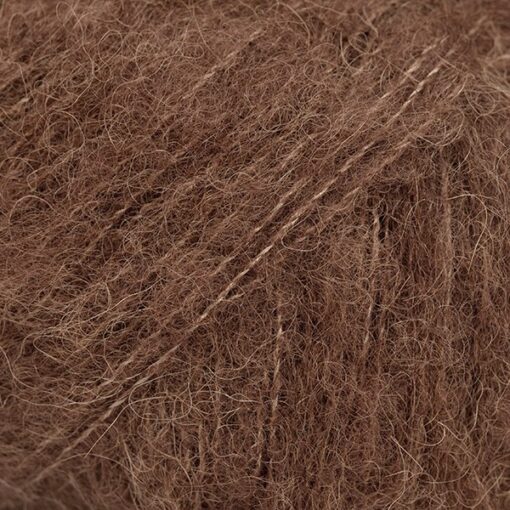 Brushed Alpaca Silk 38 šokolaad uni colour