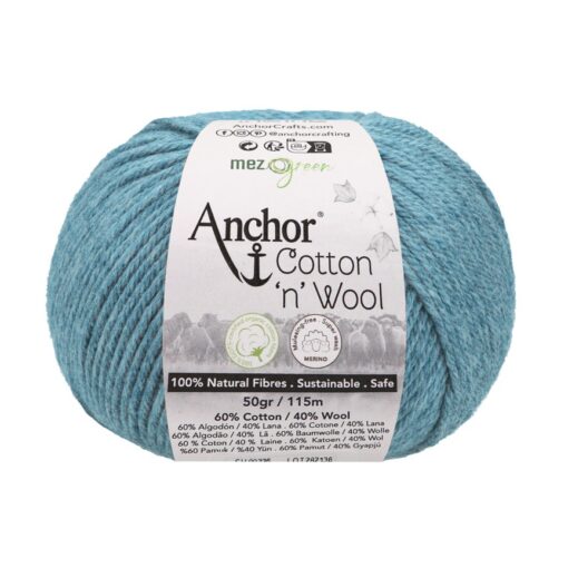 Cotton Wool 00400 blue topaz - Image 2