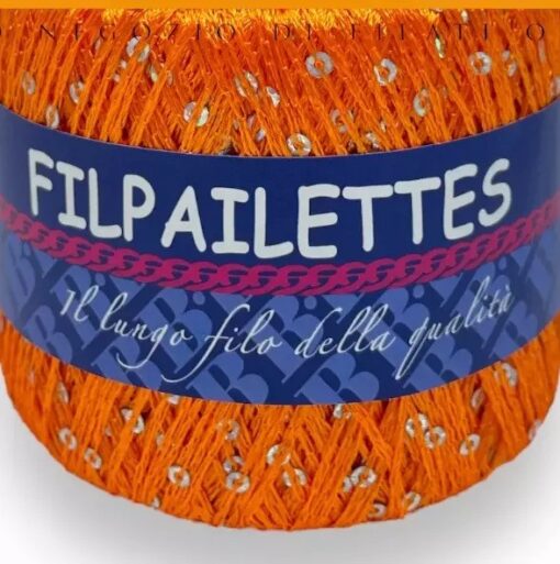 Filpailettes 7 oranž