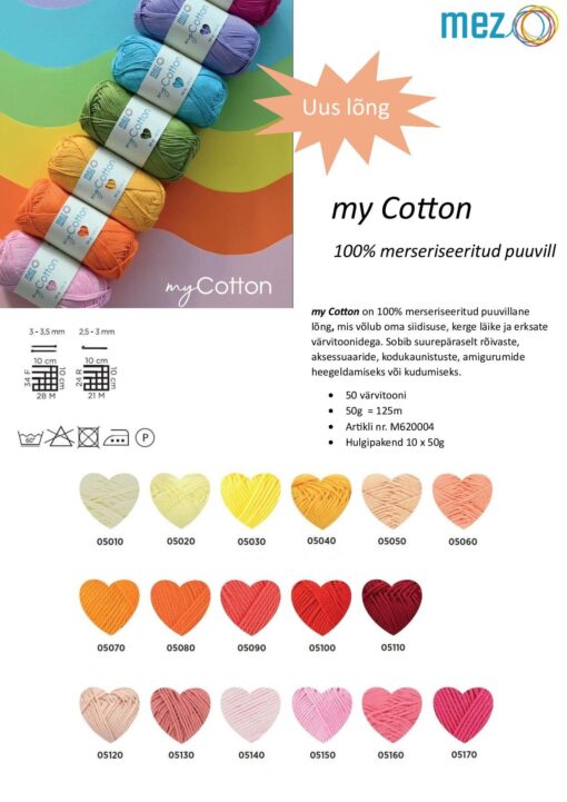 my Cotton 05050 aprikoos