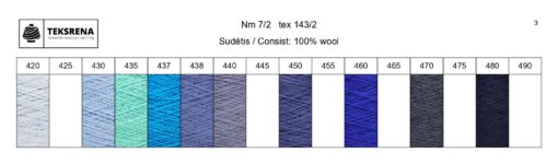 Nr 430 100 g 100% villane.