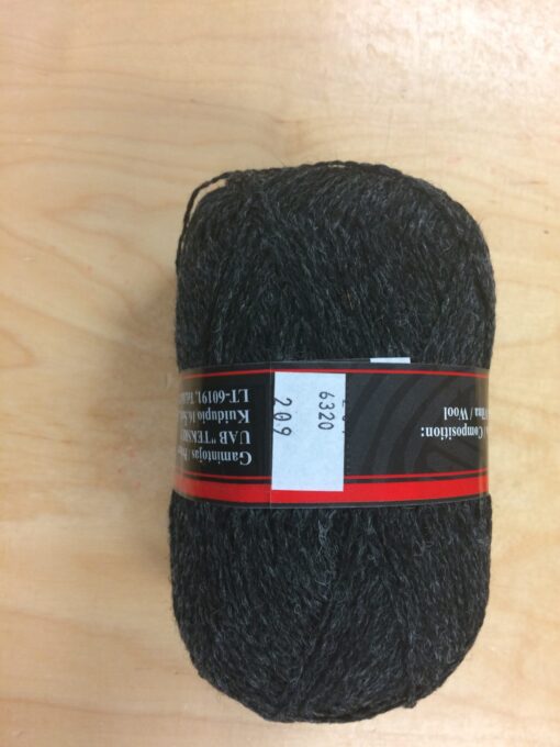 Nr 209 tumedaim hall 100 g 100% villane. - Image 3
