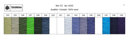 Nr 243 100 g 100% villane.