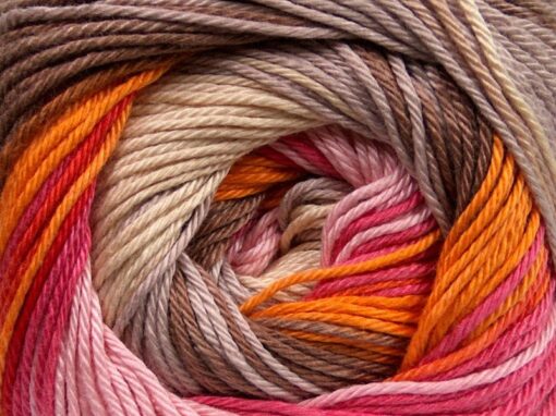 Camilla Cotton Magic Pink Shades Orange Cream Camel Beige 47