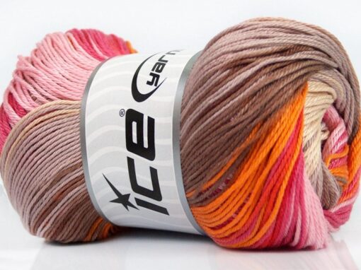 Camilla Cotton Magic Pink Shades Orange Cream Camel Beige 47 - Image 2