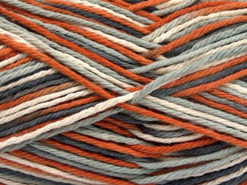 Plaid Cotton White Grey Shades Copper Beige 54351