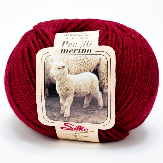 Peo Merino 30 tume kirsipunane