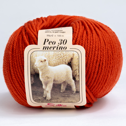 Peo Merino 570 oranžikas punane
